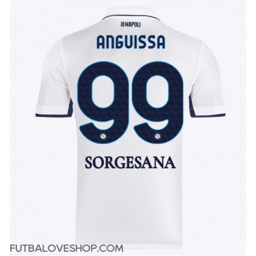 Dres SSC Napoli Frank Anguissa #99 Preč 2024-25 Krátky Rukáv